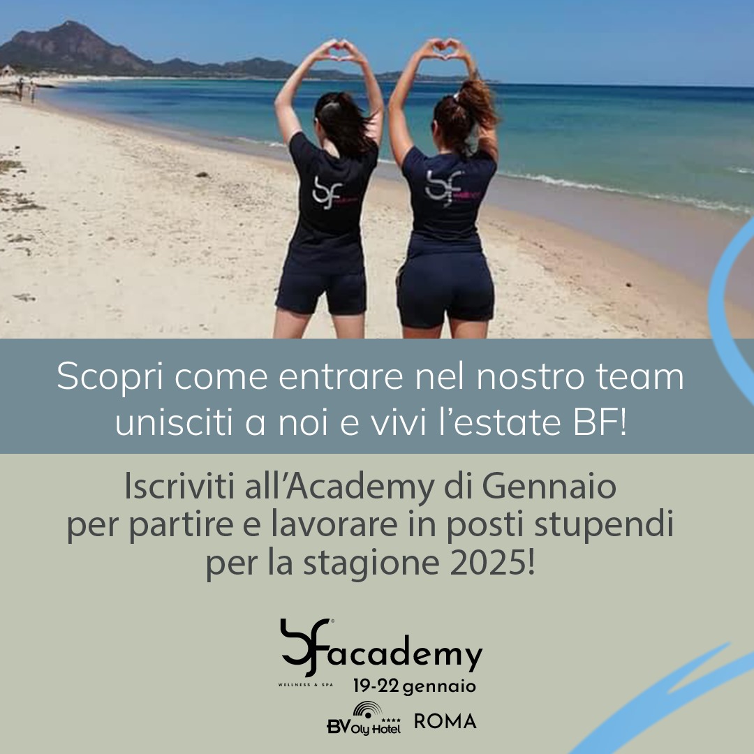 BF Academy 2025 guida al successo nel Wellness Tourism Italia